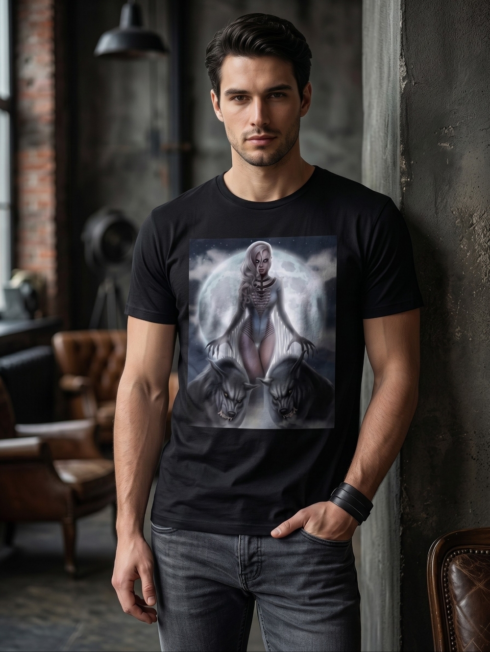 NIP In This Moment Horror Cartoon Maria Brink M Tshirt!!